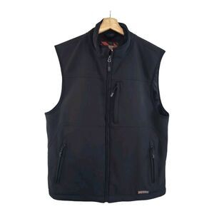 FIELDSHEER Black Warm MOBILE VEST -NO BATTERY- Biker Jacket Gear Coat Mens XL